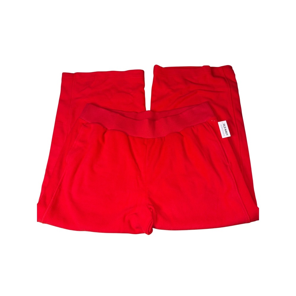 Old Navy Performance Fleece Sweatpants Women Plus‎ Size 2X Red Wide Leg